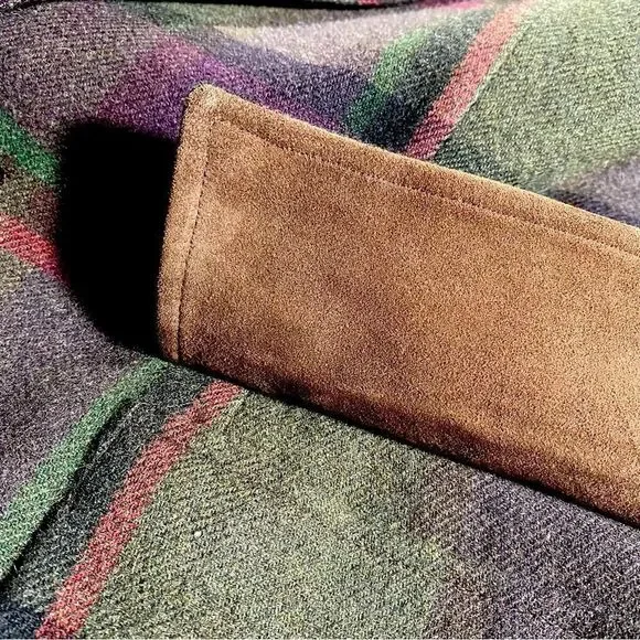 Ralph Lauren Fall ‘20 Collection Cashmere Blend Olive Multi Plaid Preston Jacket - Picture 14 of 16